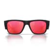 Fusions-R-MatteBlack_ReflectiveRedPolarisedUV400Lens_01Front